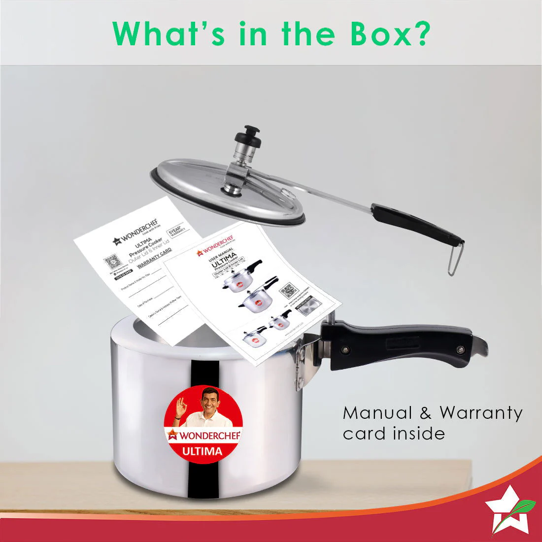 WONDERCHEF Pressure Cooker Ultima Outer Lid 3 Liters WON382-63152603 - Image 7