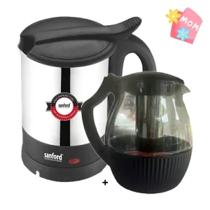 SANFORD Bundle Cordless Stainless Steel Kettle SF852EK + ABD591IMP Tea Pot 1800ml