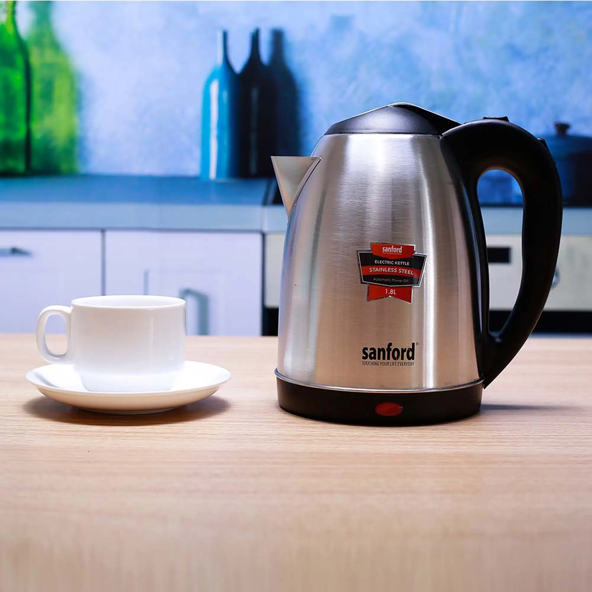 SANFORD Cordless Stainless Steel Kettle SF3343EK - Image 5