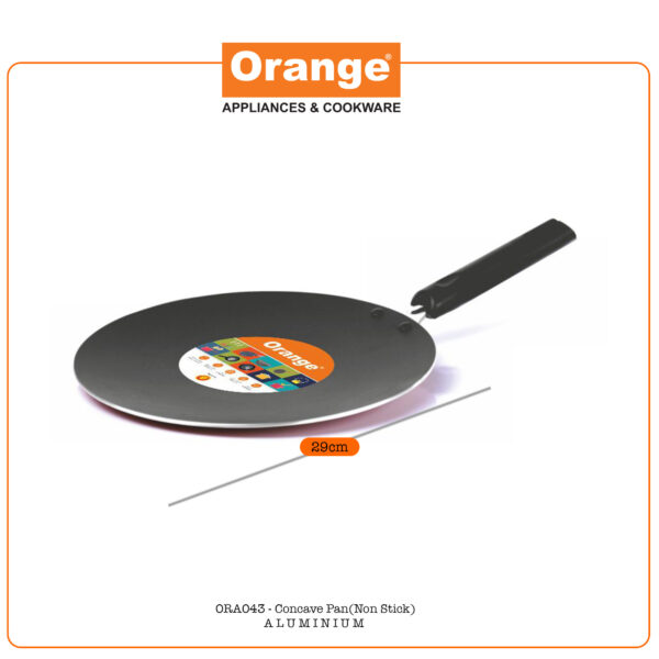 ORANGE Bundle Pressure Cooker Hard Anodised Senior 5.5L Pressure Pan (ORA118) + ORA043 Concave Pan 29cm Non Stick - Image 2