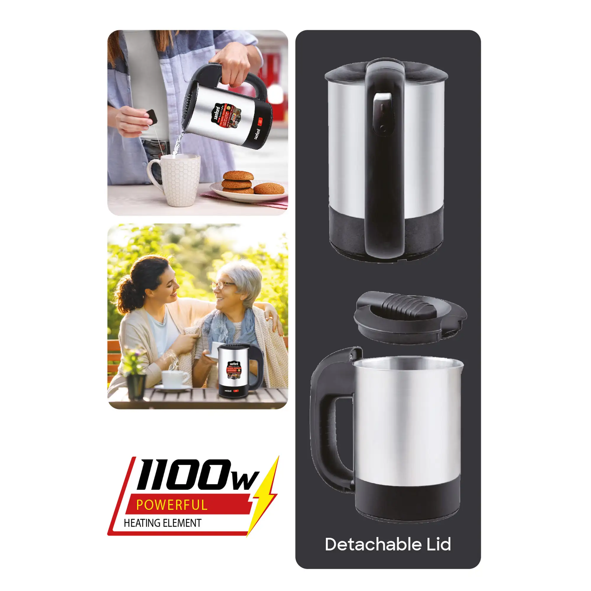 SANFORD Travel Kettle 0.5L SF861EK - Image 4