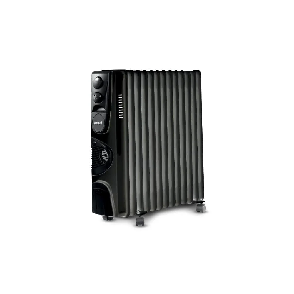 SANFORD Oil Heater 13 fins with turbo fan SF1212OH-13F White + Free Wall Fan SF932WFN