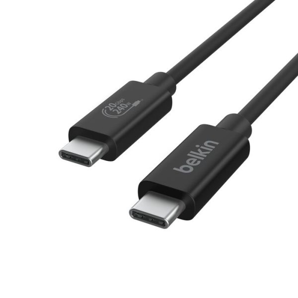 BELKIN Connect USB4 Cable, 240W + 20Gbps INZ004BT2MBK - Image 2