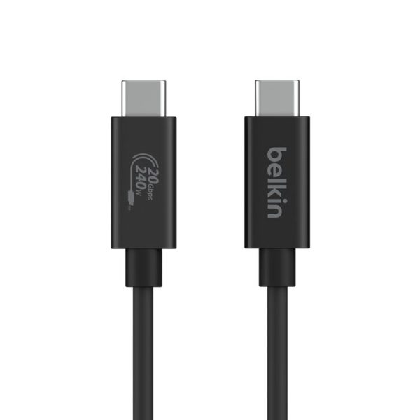 BELKIN Connect USB4 Cable, 240W + 20Gbps INZ004BT2MBK - Image 4