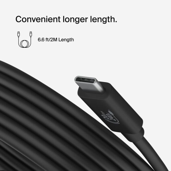 BELKIN Connect USB4 Cable, 240W + 20Gbps INZ004BT2MBK - Image 8