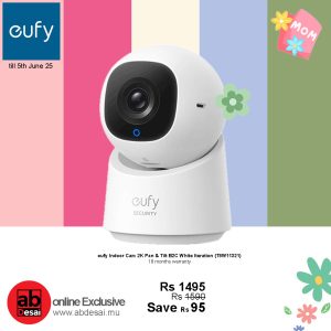 EUFY Indoor Cam 2K Pan & Tilt B2C White Iteration (T8W11321)
