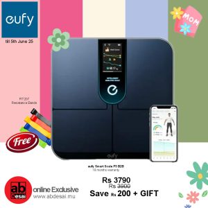 EUFY Smart Scale P3 B2B - SA/KW/AE/SG/MY/HK Black Iteration 1 T9150K11 + Free FIT207