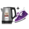 SANFORD Cordless Kettle 1.7Lt SF1851EK + Steam Iron SF48SI worth Rs 1290