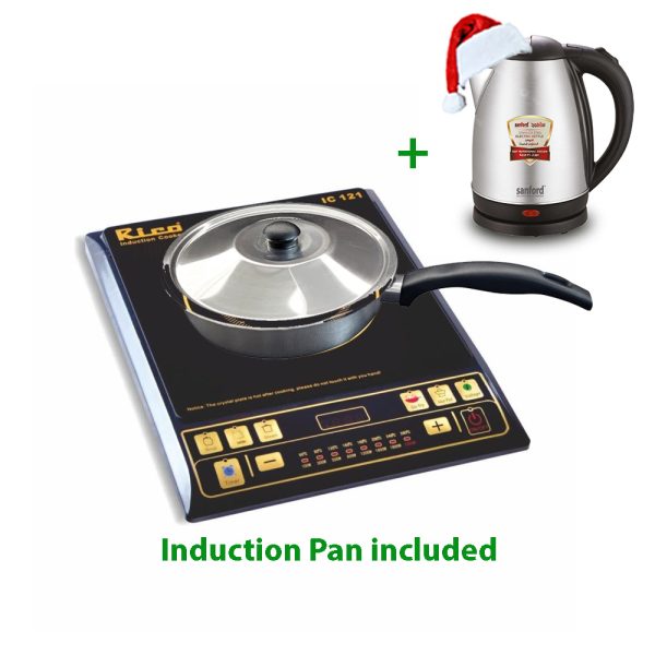 RICO Induction Cooker IC121 + Free 1.8L Kettle