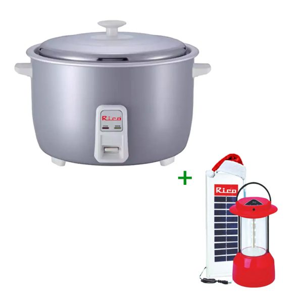 RICO Rice Cooker RC1704 (10L) + Free SEL1006 solar Camping Lamp (AC/DC)