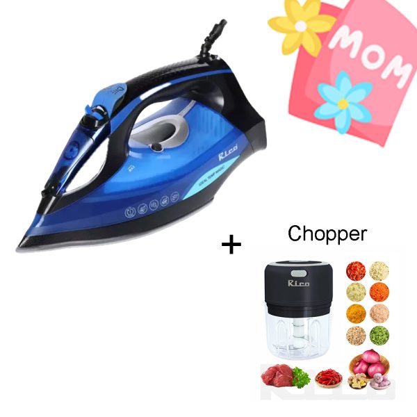 RICO Iron Magic SI2110 Black + FREE CH2113 Black Rechargeable Chopper