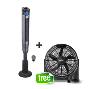 RICO Fan Tower TF1709 Rs 6990 + Free 20" Box Fan with Remote SF6657BFN worth Rs 2290