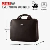 HARISSONS Gator Laptop Messenger Brown - Image 2