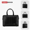 HARISSONS Orion Vegan Leather Laptop Messenger Black - Image 3