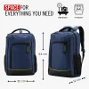 HARISSONS Python Casual Laptop Backpack Navy Blue - Image 2