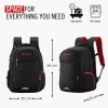 HARISSONS Ascent Casual Laptop Backpack Black Red - Image 5