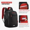 HARISSONS Ascent Casual Laptop Backpack Black Red - Image 2