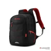 HARISSONS Ascent Casual Laptop Backpack Black Red