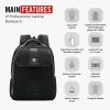 HARISSONS BPLT Star Big Premium Laptop Backpack Black - Image 3