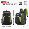 HARISSONS Xeno Casual Laptop Backpack (Quadraquip) Grey Lime - Image 4