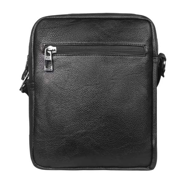 HARISSONS Suave PU Leather Small Sling Messenger Black - Image 4