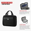 HARISSONS Spartan Premium Laptop Messenger Black + Free Charger Pouch (as per colour availability) - Image 5