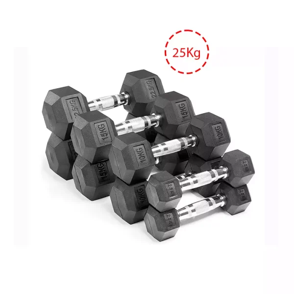 FITNESS Dumbbell Hexagonal (FIT168) HJ-00068 25Kg