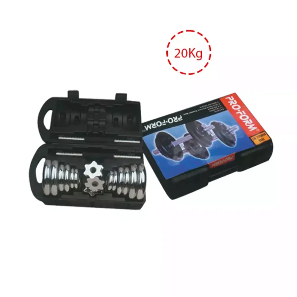 FITNESS Dumbbell Chrome (FIT170) HJ-A053A 20Kg SET