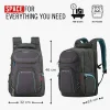HARISSONS Hypnos Casual Laptop Backpack Grey Teal - Image 2