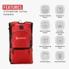 HARISSONS KNIGHTRIDER Cycling Backpack Red - Image 4
