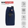 HARISSONS Charger Pouch Necessaries Collection Navy Blue - Image 6