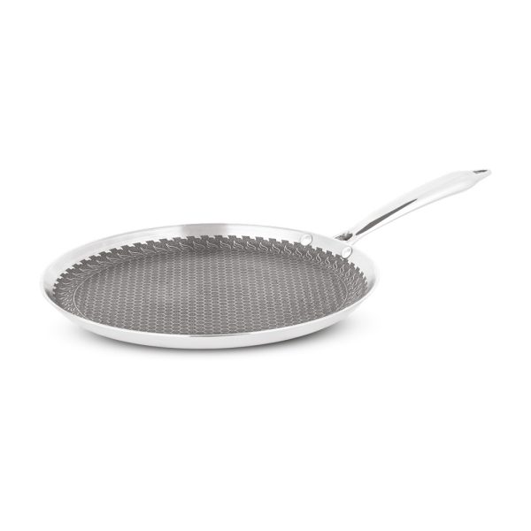 ORANGE Non Stick Stainless Steel Honey Comb Pan 29cm Induction Friendly (ORA163)