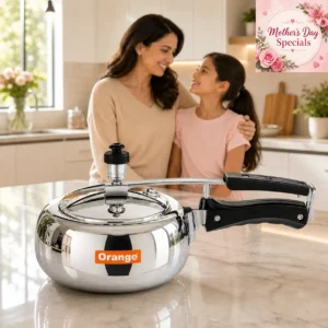 ORANGE Pressure Cooker Baleno Induction Base Aluminium Inner lid 3Lts 3.25mm (ORA176)