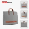 HARISSONS OLIVER Vegan Leather Laptop Sleeve Grey + Free  CHARGER POUCH worth Rs 390 - Image 2