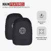 HARISSONS Rain Cover DX Backpack Protector Black - Image 5