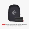 HARISSONS Rain Cover DX Backpack Protector Black - Image 3