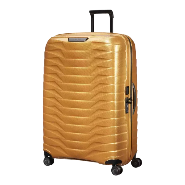 SAMSONITE Proxis 81cm Honey Gold CW6(*)06004 plus Free Travel Iron SF43SI worth Rs 1990 (Still stock lasts) - Image 2