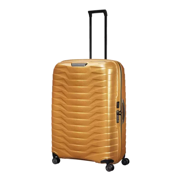 SAMSONITE Proxis 81cm Honey Gold CW6(*)06004 plus Free Travel Iron SF43SI worth Rs 1990 (Still stock lasts) - Image 5