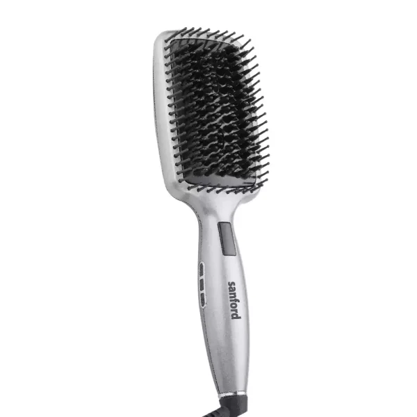 SANFORD Hair Straightener Brush SF10201HS White
