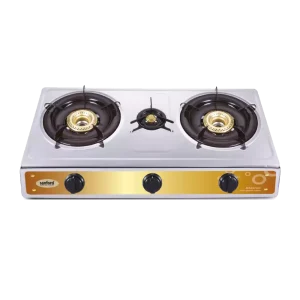 SANFORD Gas Stove Triple Burner SF5357GC A + Free SF1968HC Hair Clipper