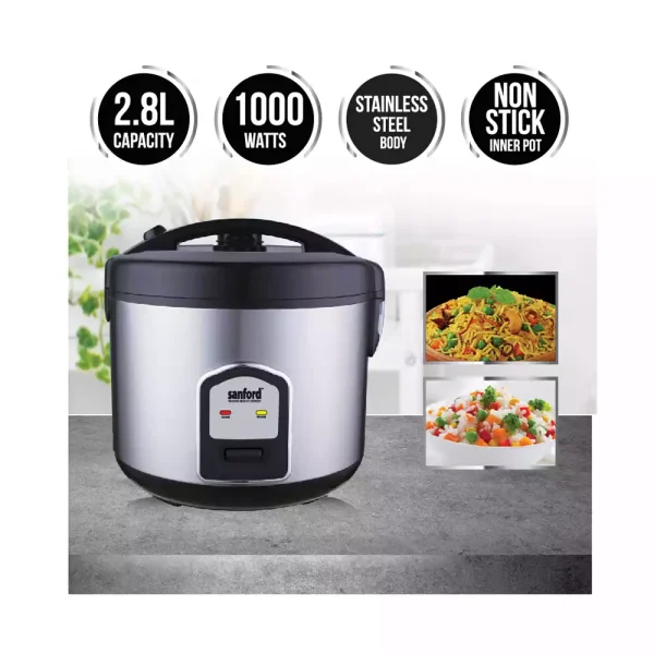 SANFORD Deluxe Rice Cooker 2.8L SF1196RC - Image 9