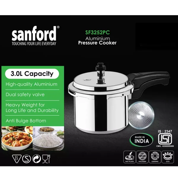 SANFORD Pressure Cooker 3 Lt Outer Lid SF3252PC - Image 2