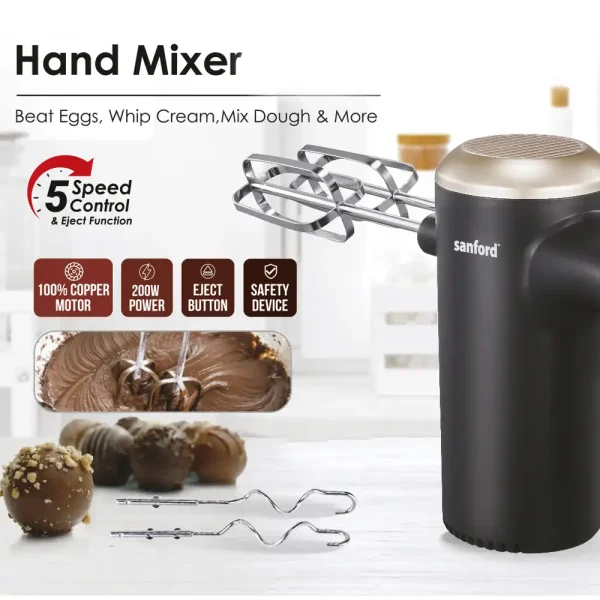 SANFORD Hand Mixer SF1336HM White - Image 3
