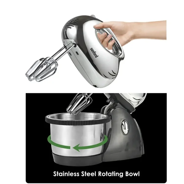 SANFORD Stand Mixer With Bowl 300W SF1354SM - Image 3