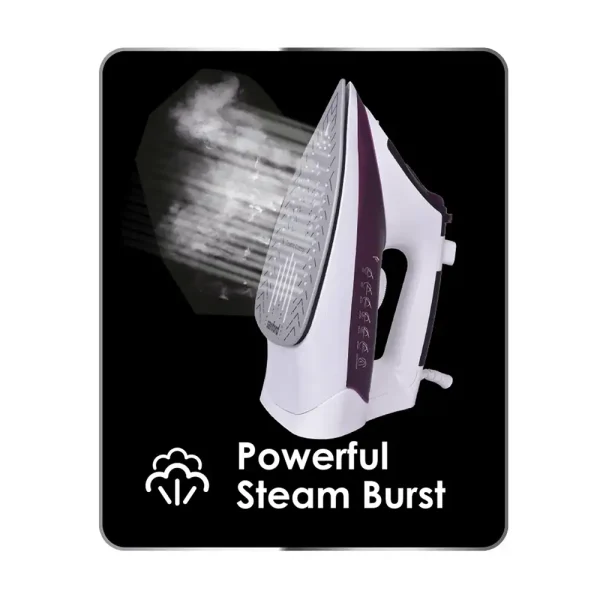SANFORD Steam Iron SF45CI Purple White - Image 2