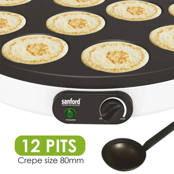 SANFORD Bundle Crepe Maker SF5987CM + Handmixer SF1340HM (free) - Image 3