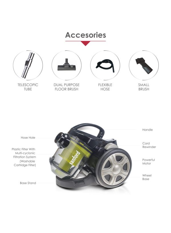 SANFORD Vacuum Cleaner SF883VC - Image 4