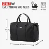 HARISSONS Viktor Duffle Bag Vegan Leather Black - Image 3