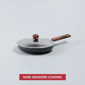 WONDERCHEF Ebony Hard-Anodised 24CM Fry Pan Black WON160