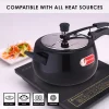 WONDERCHEF Taurus Hard Anodized 5L Inner Lid Pressure Cooker (WON426) 63153211 + SI03 Steam Iron worth Rs 900 - Image 4